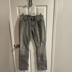 Men’s Freeworld Night Train Grey Wash Denim Size 28